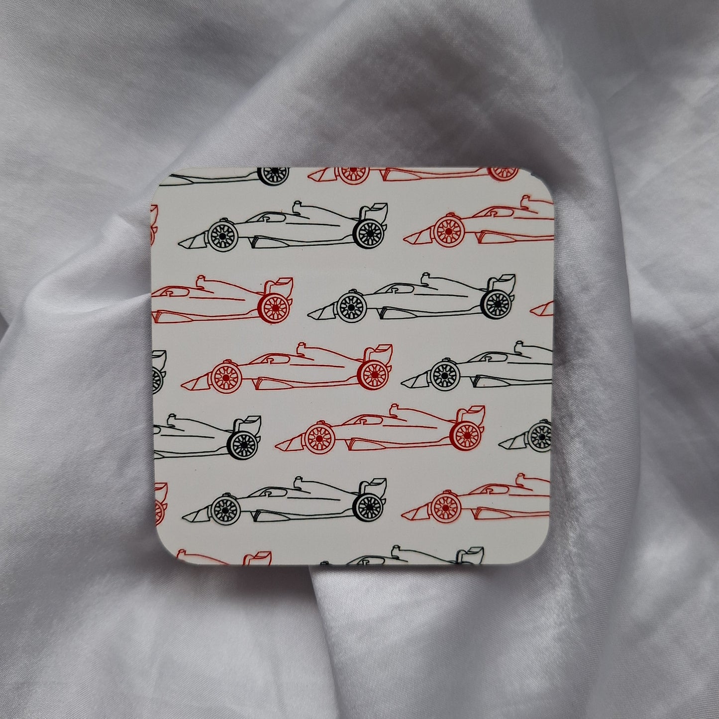 Racing Car Outline Coaster