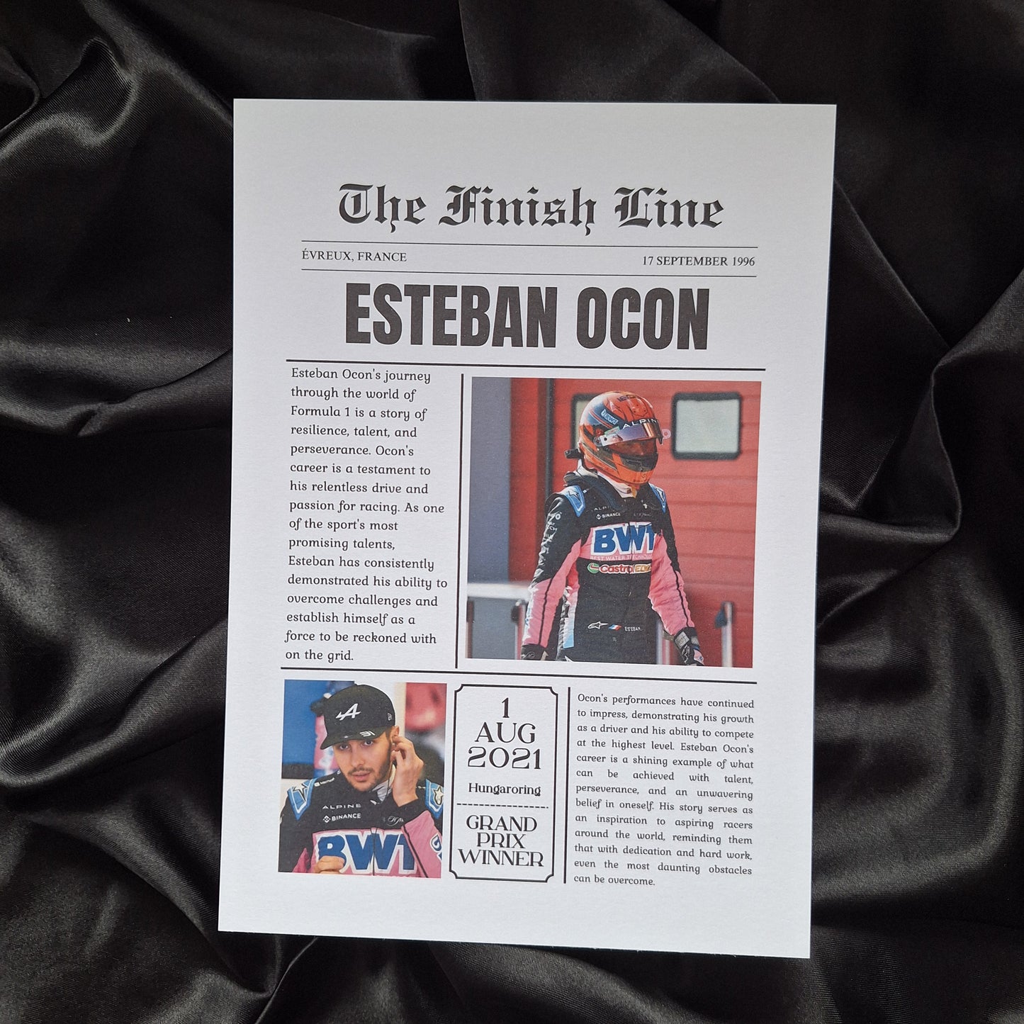 Esteban Ocon News Article Print