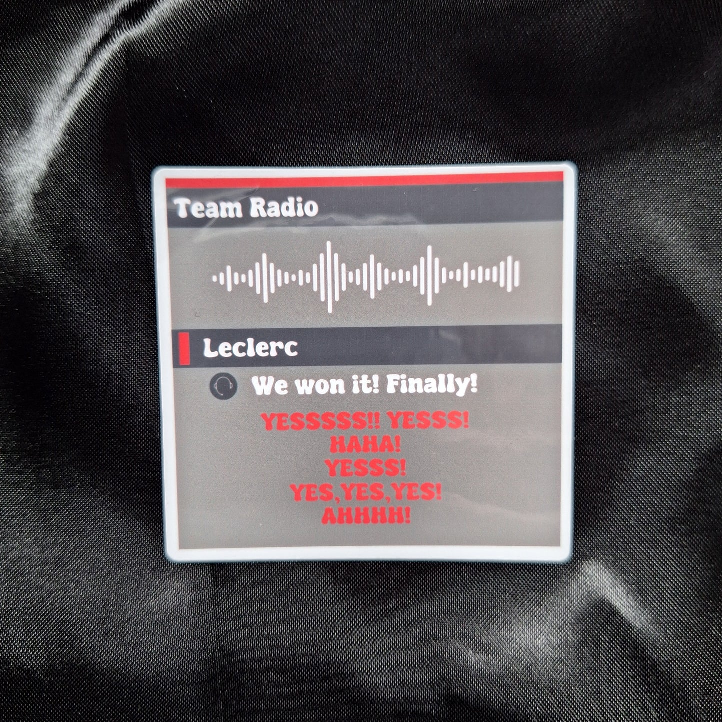 Charles Leclerc Monaco 2024 Team Radio Sticker