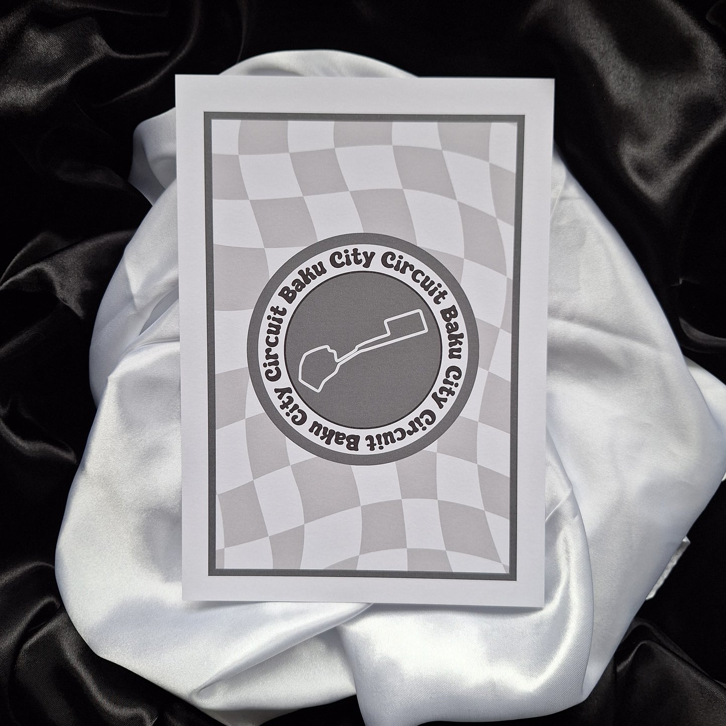 Baku City Circuit Track Print