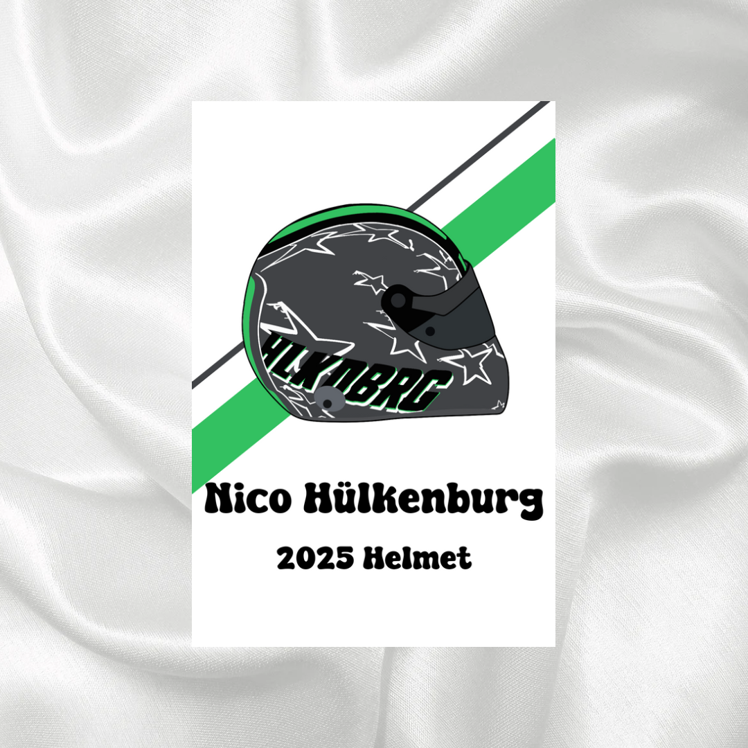 Nico Hülkenburg 2025 Helmet Print