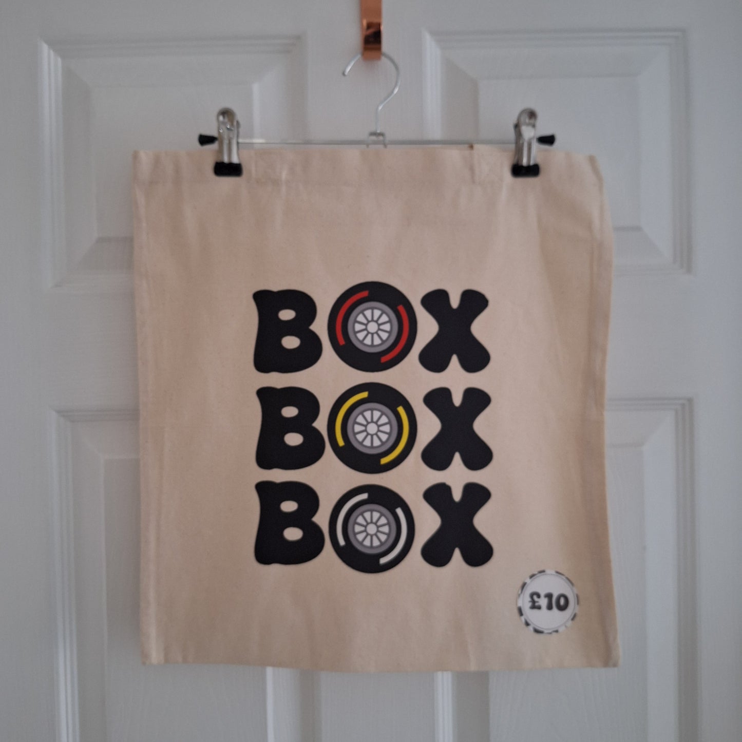 Box Box Box Canvas Tote Bag