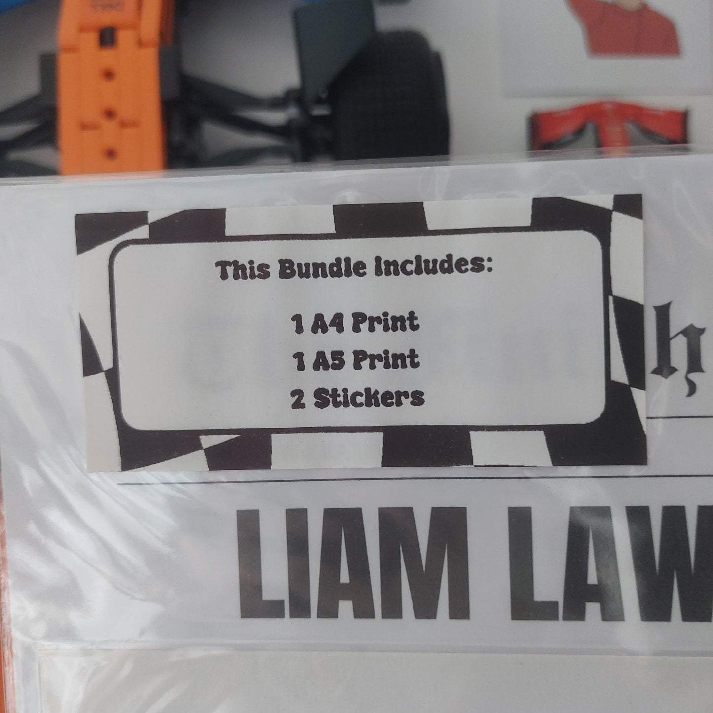 Liam Lawson 2025 Print & Sticker Bundle