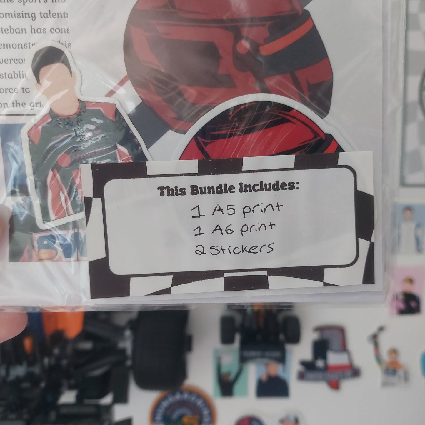 Esteban Ocon 2025 Print & Sticker Bundle