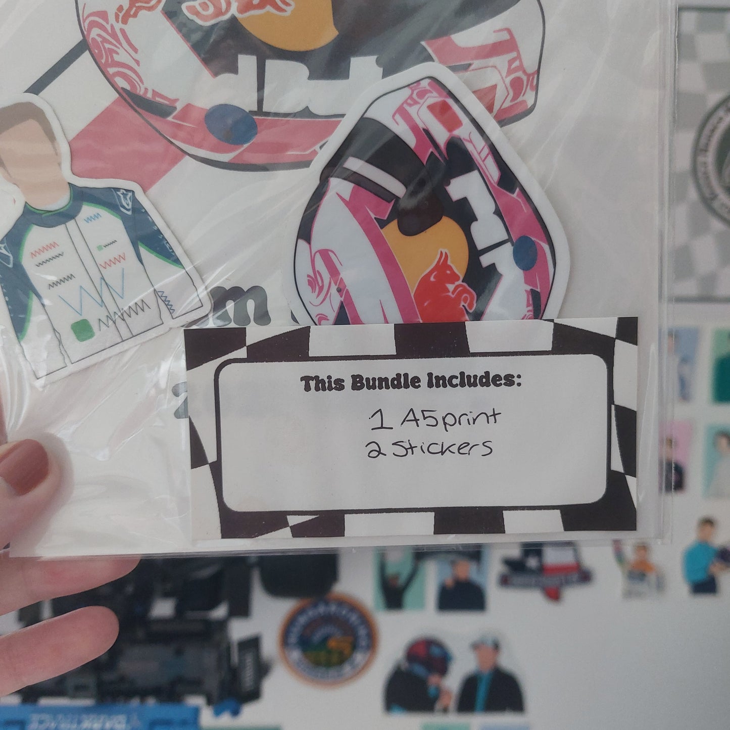 Liam Lawson 2025 Print & Stickers Bundle