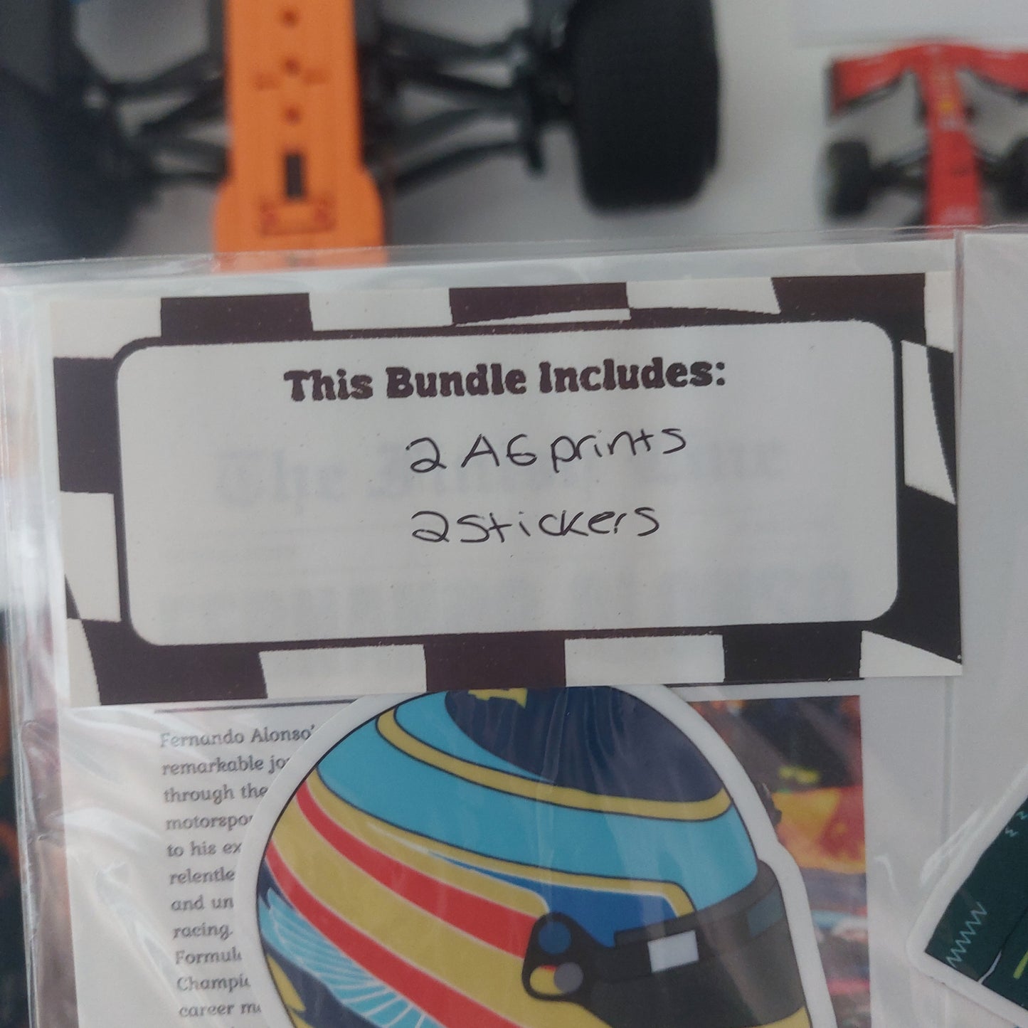 Fernando Alonso 2025 Print & Sticker Bundle