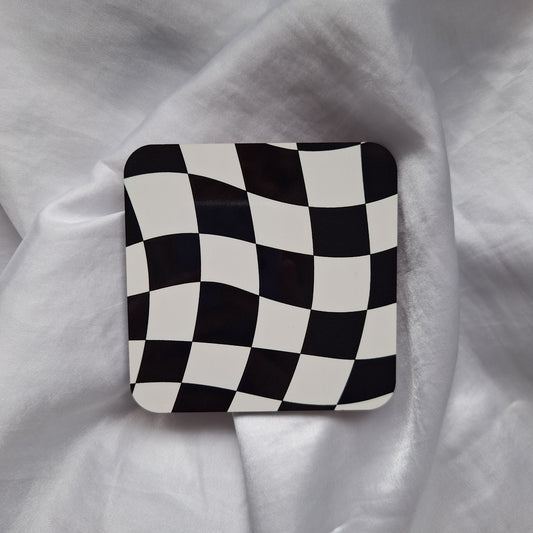 Checkered Coaster