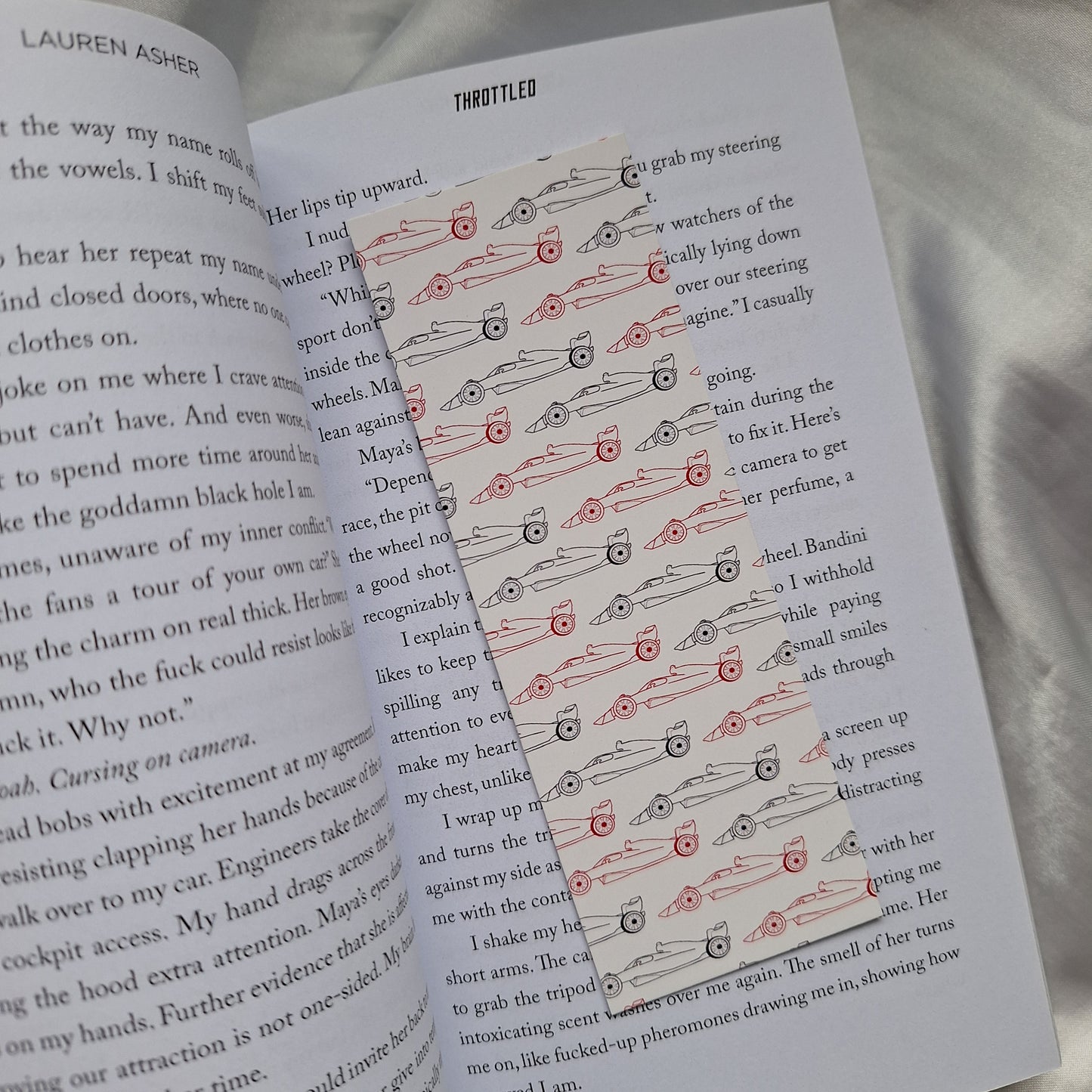 Racing Car Outline Bookmark