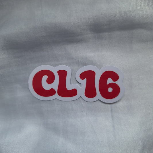 CL 16 Sticker