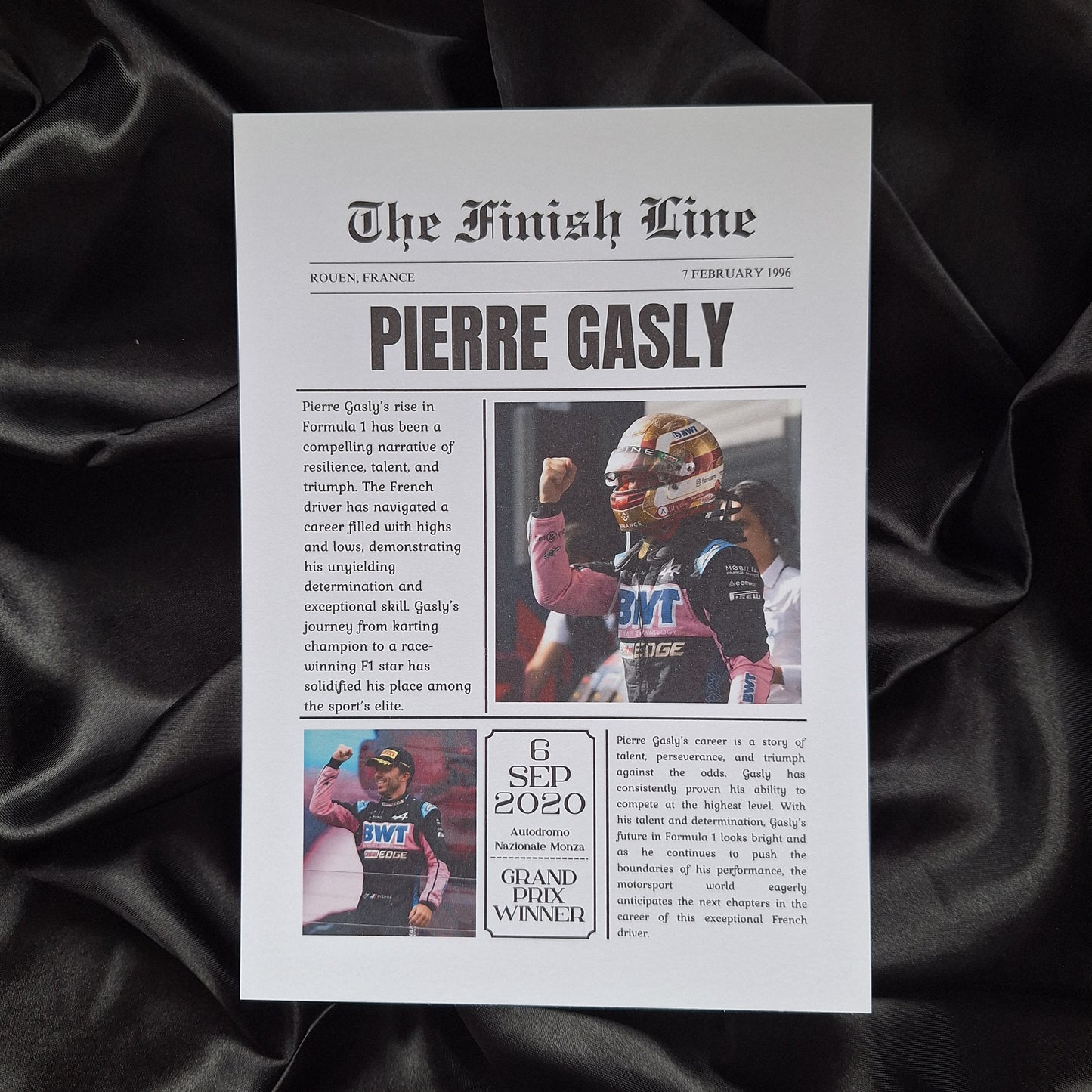 Pierre Gasly News Article Print