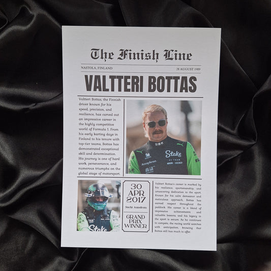 Valtteri Bottas News Article Print