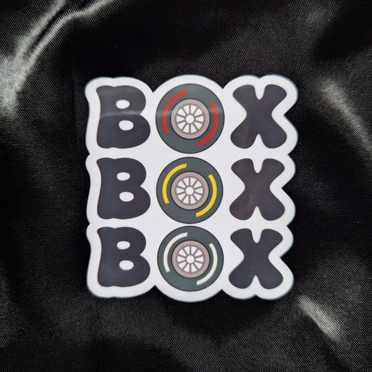 Box Box Box Sticker