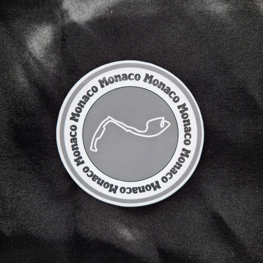 Monaco Track Circle Sticker