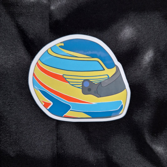 Fernando Alonso 2024 Helmet Sticker