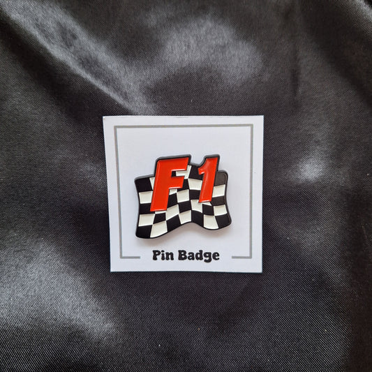 F1 Pin Badge