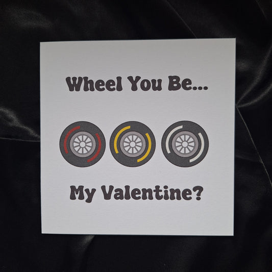 F1 Tires Valentine's Day Card