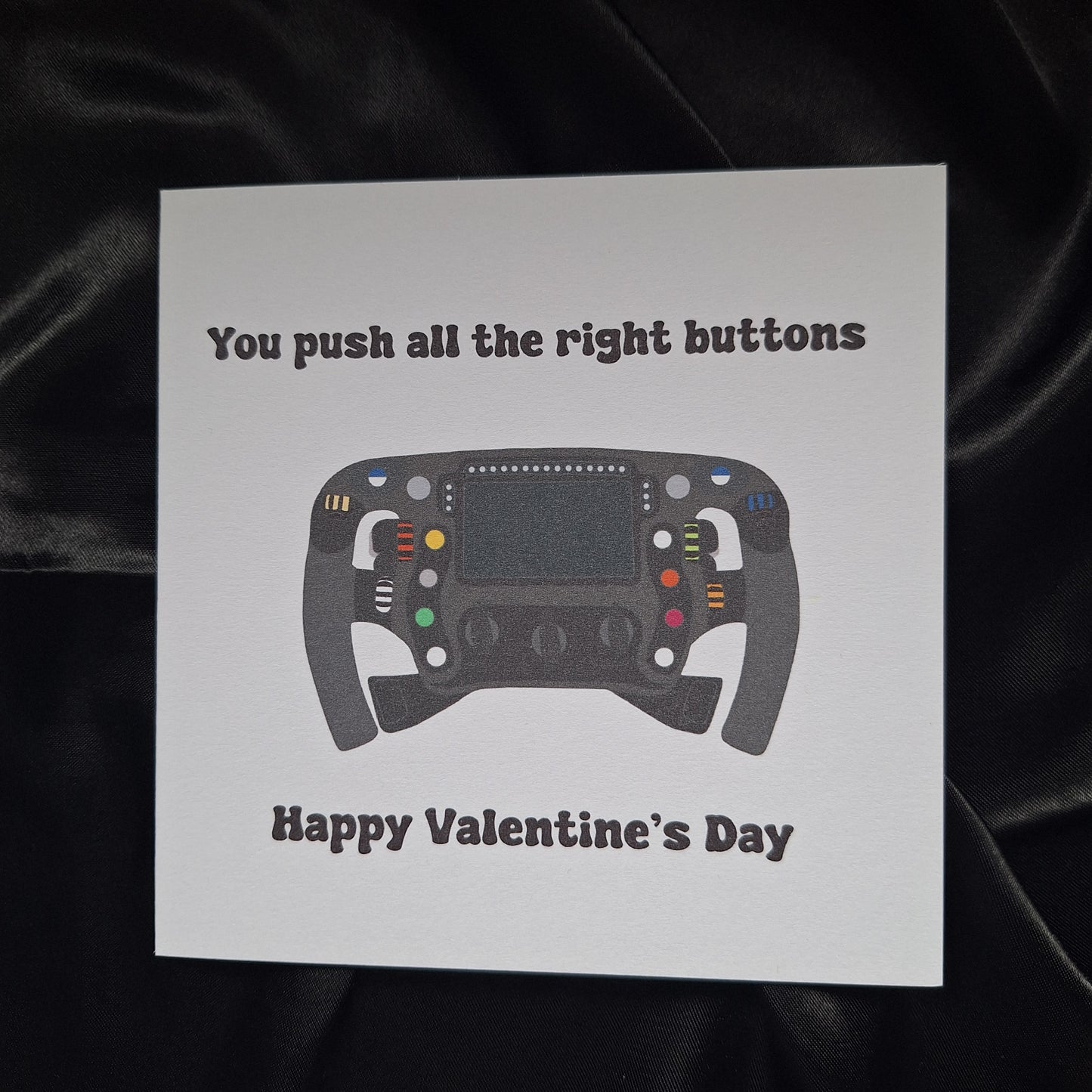 You Push All The Right Buttons Valentine's Day Card