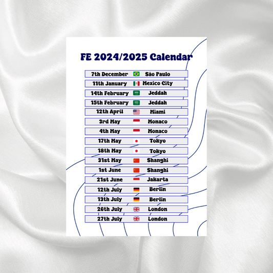 FE 2024/2025 Calendar