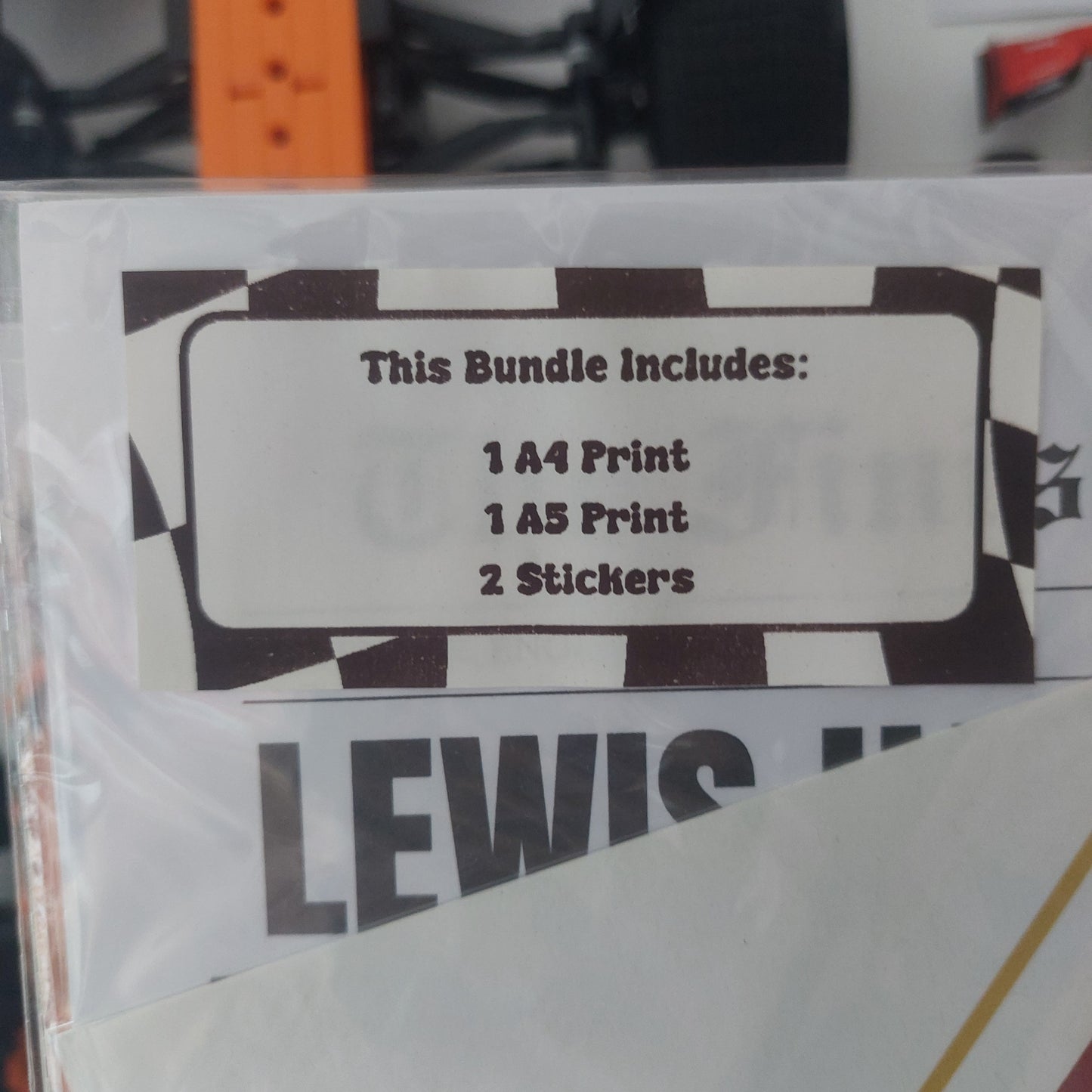 Lewis Hamilton 2025 Print & Sticker Bundle