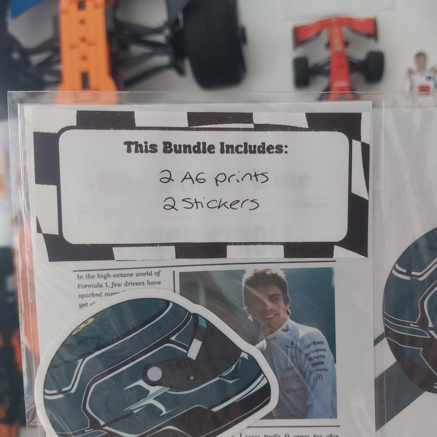 Lance Stroll 2025 Prints & Stickers Bundle