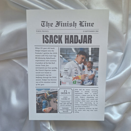 Isack Hadjar News Article Print