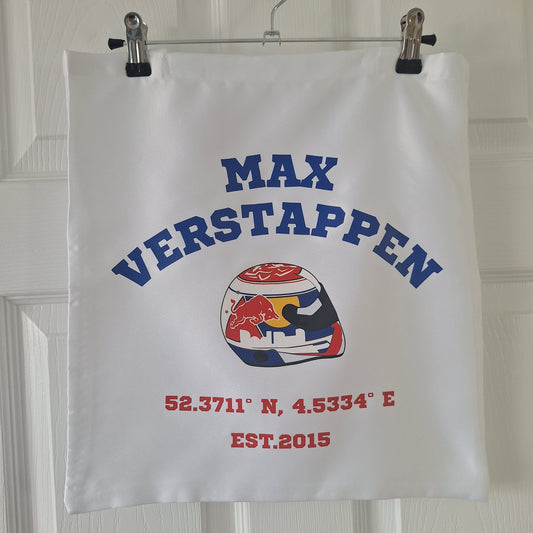 Max Verstappen 2025 Helmet Tote Bag