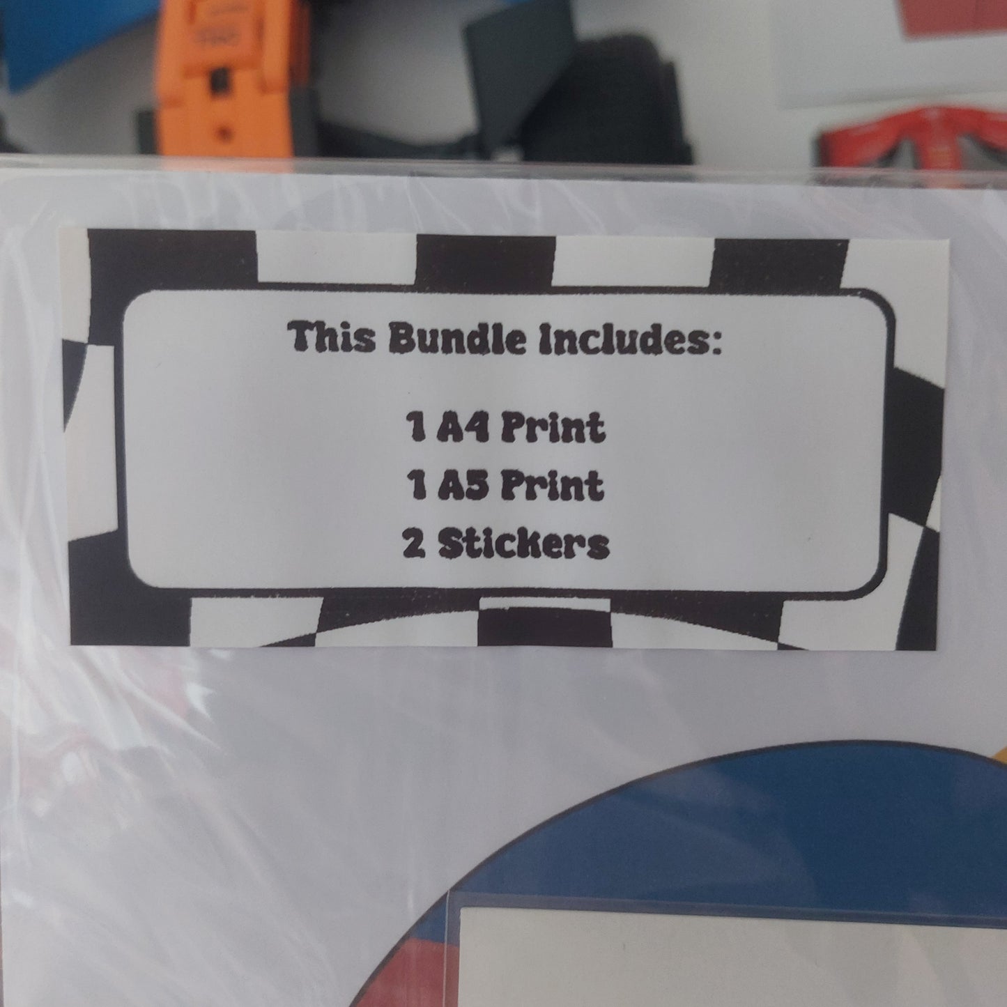 Carlos Sainz 2025 Print & Sticker Bundle