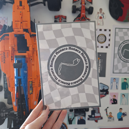 Monaco Track Print