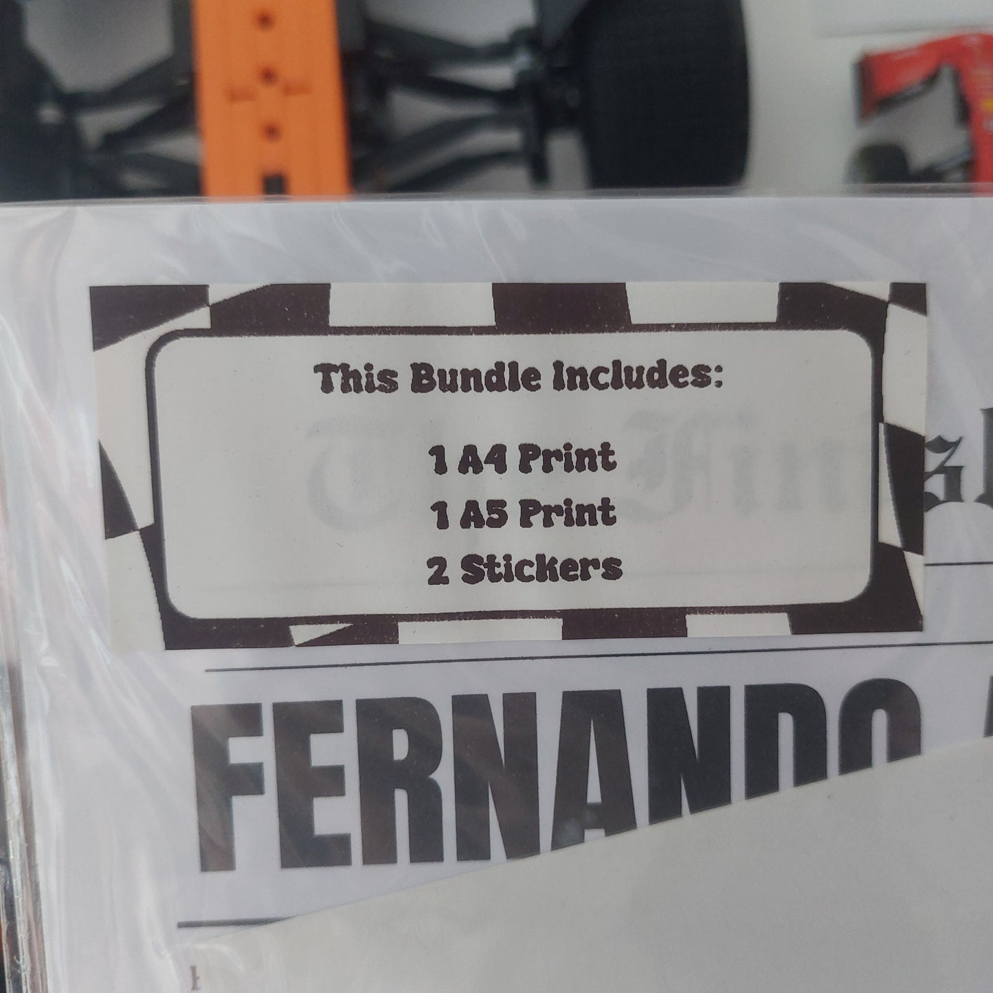 Fernando Alonso 2025 Print & Sticker Bundle