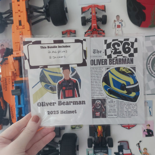 Oliver Bearman 2025 Prints & Bundles