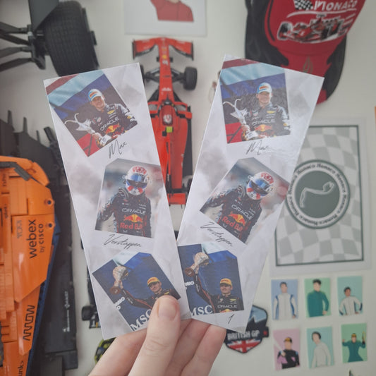 OOPS Max Verstappen Polaroid Bookmark