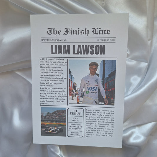 Liam Lawson News Article Print