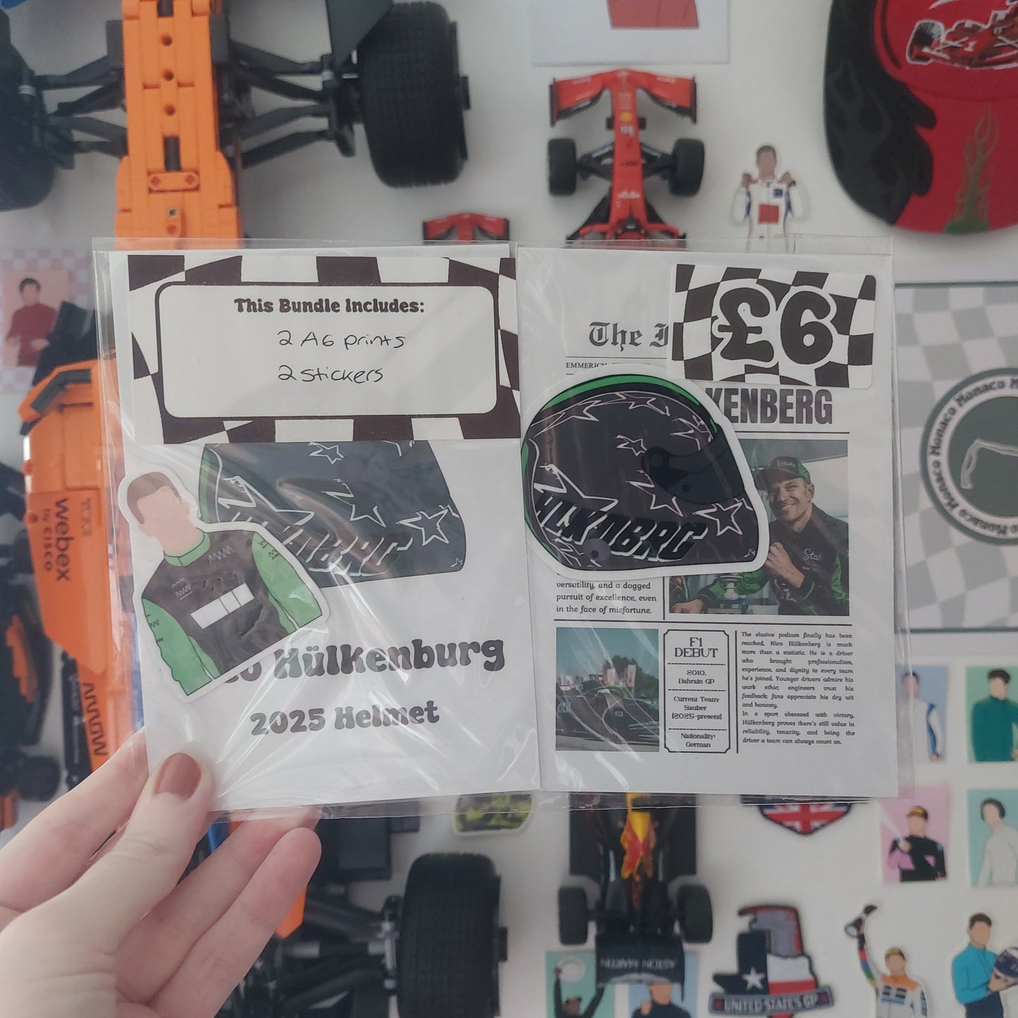 Nico Hulkenburg 2025 Print & Sticker Bundle